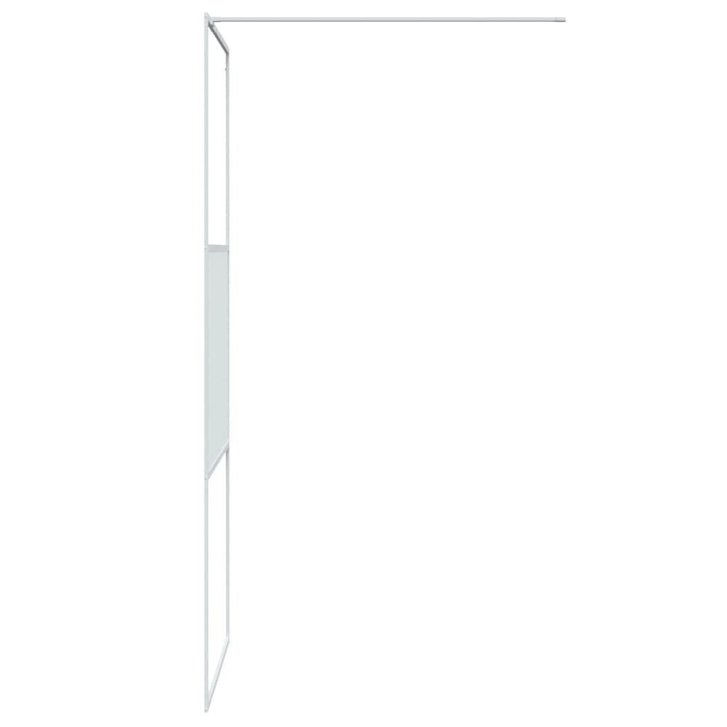INLIFE Mampara de ducha de cristal templado transparente, 80 x 195 cm, 21,42 kg, 152120