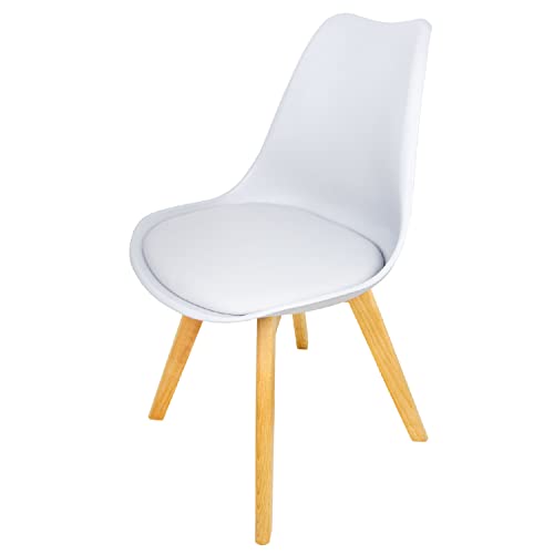 Kingshouse | Silla Tipo Eames para Comedor - Estilo Tulip,...