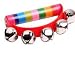 Zonster Hochets en Bois Rainbow Bell Poignée Jingle Stick Shaker Toys Main Bells Instrument Musique Enfants Jouets Interactifs