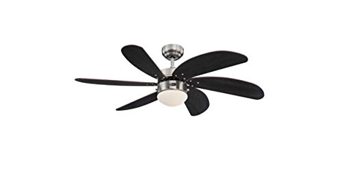 Westinghouse Lighting Turbo Swirl - Ventilador de techo con luz