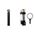 iSpring Iron, Manganese & Hydrogen Sulfide Whole House Water Filtration System with Prefilter, Set & Forget Digital Control, Use No Chemicals