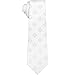 AMITER Woven Necktie for Freemason, Mens Fashion Neck Ties with Masonic Square & Compass - White
