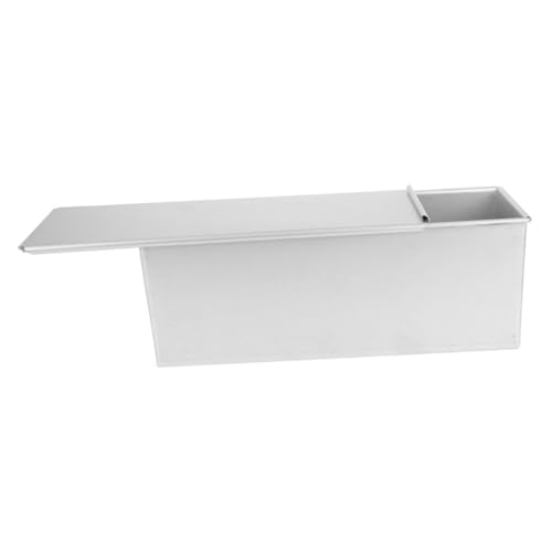 MUCKLILY Teglia per Pagnotte Coperchio Scorrevole Stampo Pane per Toast e Pane Francese Capacità per Forno e Panetteria