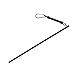 FytStycale Diving Pointer Stick for Scuba with Coil Lanyard and Noise Maker, Black