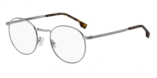 Hugo Boss Herren Hugo Boss BOSS 1605 6LB Optische Fassungen Stahl Grau  Rund
