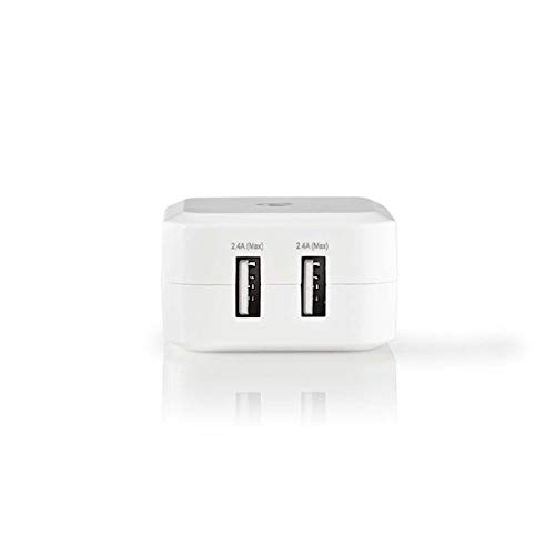 Cargador doble USB – 5 V 4.8 A Color blanco