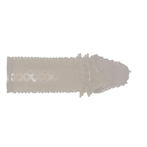 Capa Peniana Em Silicone Flexível 13cm x 4cm Transparente Bryan