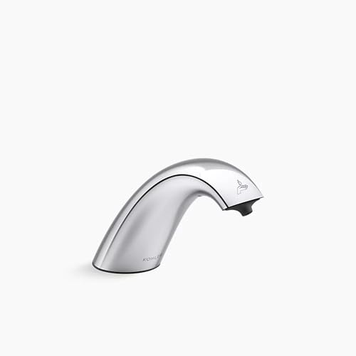 KOHLER Curve Touchless foaming soap dispenser, DC-powered, Polished Chrome