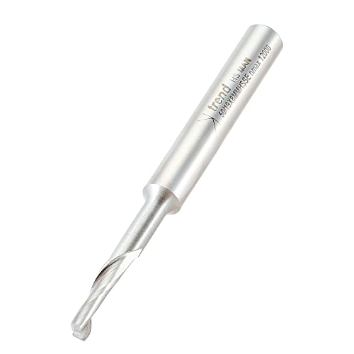Trend Professional Helical Plunge Cutter, 8mm Shank, 5mm Cut Diameter, High Speed Steel, 50/19X8MMHSSE