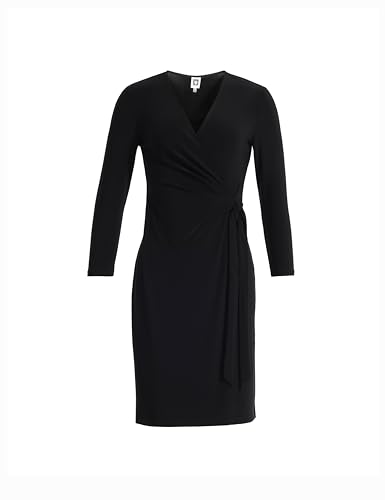 Anne Klein Women's Classic 3/4 Sleeve Wrap Dress