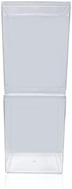EcoTEK Protectors Hard Pop Protector Compatible with Funko POP! - 4" Inch Figures Acrylic Pop Protector Scratch Resistant Crystal Clear Pop Protector Display Case, Heavy Duty Acid Free