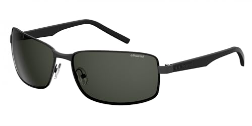 Polaroid PLD 2045/S M9 807 63 Gafas de Sol, Negro (Black/Grey Pz), Hombre