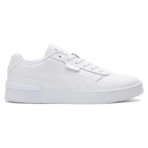 PUMA PUMA Men's CLASICO Sneaker, Puma White-Puma White-Puma Silver, 13