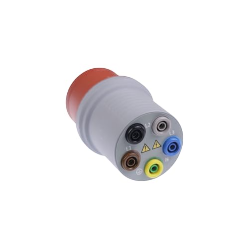 CEE-Messadapter 16A / 32A – Drehstrom Prüfadapter für Spannungsmessung, Sicheres Testwerkzeug für Industrie & Wartung (16, Ampere, CEE 5P)