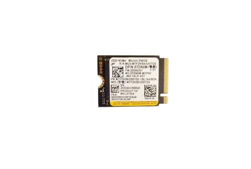 Image of Oemgenuine OEM Micron 256GB M.2 PCI-e GEN4 NVME SSD Internal Solid State Drive 30mm 2230 Form Factor M Key Steam Deck