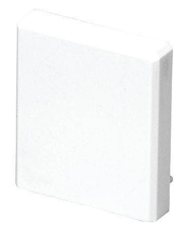 Tapa Final Canaleta 60x40 – PVC Resistente – Gestión De Cables – Montaje Sencillo – Apto Para Instalaciones Eléctricas – Blanco
