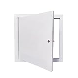 Abdeckung für elektrische Zugangsplatte für Trockenbau, Rahmen aus Aluminiumlegierung, 45 x 45 cm Öffnung, ideal für schnelle Installationen und einfachen Zugang zu elektrischen Komponenten