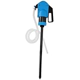 44185 Lubricant Pump Replacement for Groz 44185, Apply to High Viscosity Oils, Chemicals, Lever Action DEF Pump for 55 Gallon Barrels With 2' Bung Adapter, Suction and Discharge Tubes, 1 Pint/Stroke