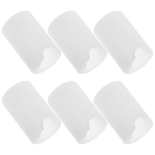 UTHCLO 6 Piezas Protector Manivela Puertas Silicona Flexible Cubre Tiradores Rectos Redondeados para Muebles Seguridad Infantil para Armarios Protección Esquinas contra Golpes para Bebés