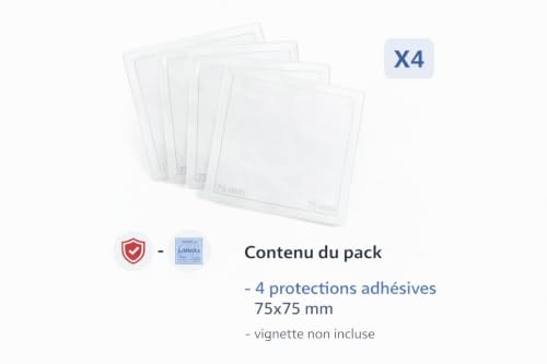 DÉE Pro MOBILITÉ Protection Vignette – Lot de 4 – Fabriqué en France – vue 5