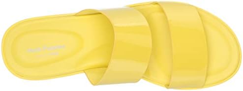 Hush Puppies Women's Brite Jells Slide Wedge Sandal, Sun Yellow, 10 | Image 4