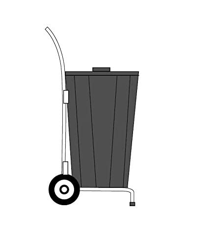 Náyade System Street Cleaning Cart Eco Plus- Carro de Limpieza viaria + Cubo Azul y Tapa 120 Lt.