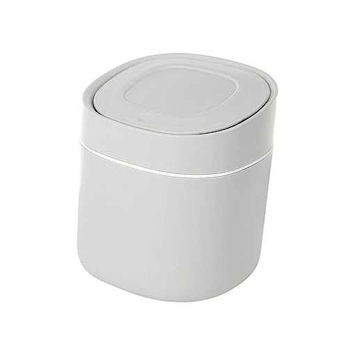 Basura mini Cabilock con tapa, 1.5 galones, azul, rectangular