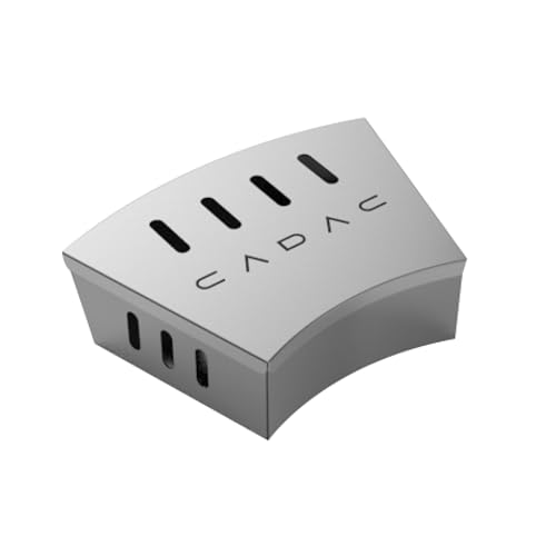Cadac Scatola Affumicatore in Acciaio Inox - Mini Affumicatore per BBQ a Carbone e Gas - Accessorio per Migliorare Il Sapore - 9,3 x 3,5 x 12,5 cm - Uso Esterno