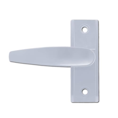 Manija de puerta SUMMIT DOORWARE Adams Rite izquierda de aluminio transparente 2