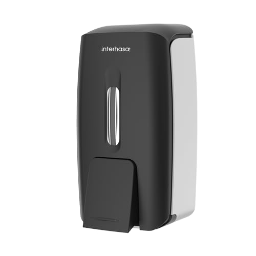 Image of Soap Dispenser Wall Mount 28oz Commercial Hand Soap Dispenser for Bathroom Liquid Gel Hand Sanitizer Dispenser No Drilling Black