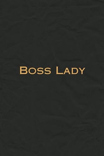 Boss Lady: Lined notebook For Notes, Work, To-Do Lists & Study