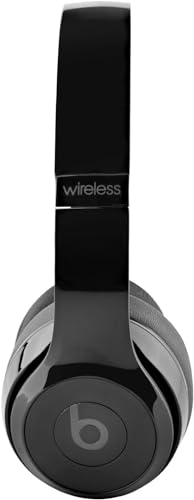 Image of beats Solo 3 Wireless On-Ear Headphones - Gloss Black (Renewed)