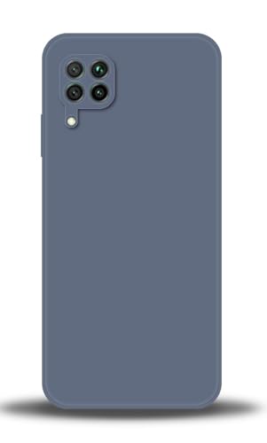 WUACYEAMING Compatible with Huawei P40 Lite Case,with Camera Lens Protector Ultra Slim Liquid Silicone Cover Anti-Scratch Shockproof Case-Grey