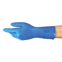 Ansell AlphaTec 79-700 Chemikalienschutz-Handschuhe, Mehrzweck-Arbeitshandschuhe, Chemisch Beständig, Lebensmittelkontakt, Aquadri Technology, Latexfrei, Größe L (12 Paar)