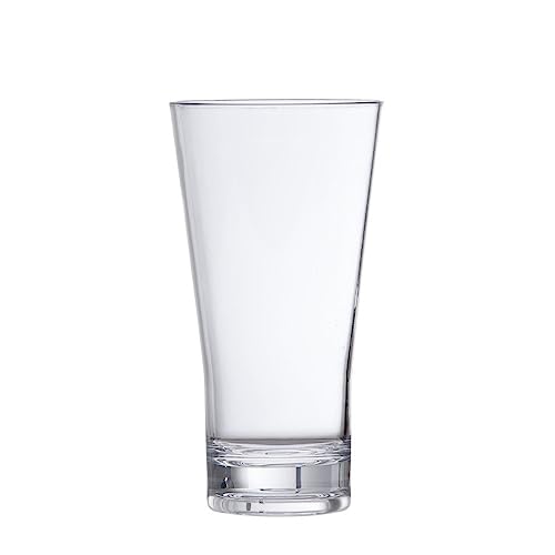 Fortessa Outside Shatter and Chip Resistant BPA Free 6 Pack Premium Copolyester Plastic Drinkware Glasses, Iced Beverage, 20 Ounce (6 Pack) by Fortessa - Used condition - US$20.90