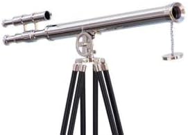 NauticalMart NM010892A Floor Standing Brushed Nickel Griffith Astro Telescope 65" - Case Pack of 6
