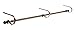 Haute Decor The Original MantleClip Stocking Holder Rod, for Large Families, Oil-Rubbed Bronze