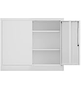 Amazon.co.jp: DEWEL ロッカー スチール書庫 幅900×奥行400×高さ1050mm