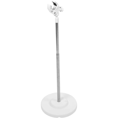DIYEAH Soporte para Secador de Pelo de Pie Ajustable para Mascotas 140 Cm, con Abrazadera Manos Libres, Base Resistente para Secadora de Perros y Gatos en Peluquería y Uso Doméstico