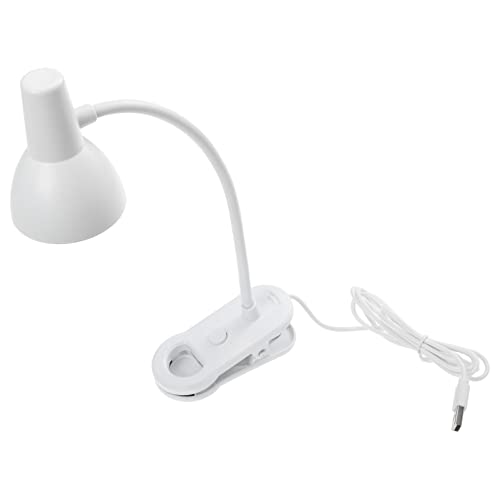 Uonlytech Office Table Light Clip on Light Reading Lights Clip On Book Lights Eye Protection Book Clamp Light Gooseneck Clamp Lamp for Desk Headboard and Video Conference Bedside Reading Lamp