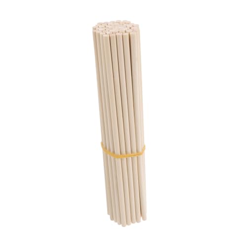Garneck 100pcs Natural Wood Craft Sticks for DIY Projects Ergonomic Design Versatile Crafting Tools for Model Building and Handcrafts Sturdy and Elegant Wood Rods