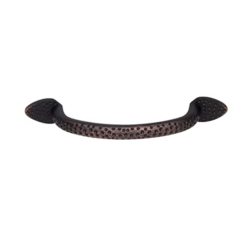 Image of South Main Hardware Triangle Foot Cabinet Drawer Pull Handle, 5.5 inch Length (3.75 inch Hole Spacing Center), Oil Rubbed Bronze, Includes Mounting Hardware, 10-Pack