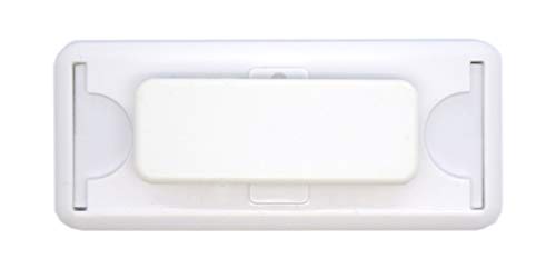 Kwaliteit Naamplaat gemaakt van kunststof met magneet naambadge voor de kleding blank - wit, 60 x 20 mm - Image 4