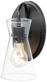 Maxim Lighting 12481CLBK Ava - 1 Light Bath Vanity-9.5 Inches Tall and 5 Inches Wide, Finish Color: Black