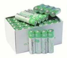 multicomp PRO AAA Alkaline Batteries, 1.5 V, 1100 mAh, Pack of 40 - Thumbnail 2