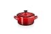 Produktbild Le Creuset Mini-Cocotte aus Steinzeug, 200 ml, 10 x 5 cm, Kirschrot, 71901100600100