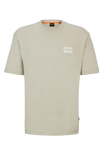 T-shirt BOSS Hommes Te Records en coton pour un style urbain de saison