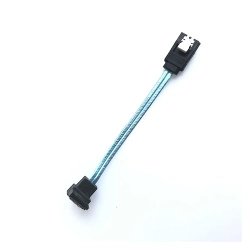 Cable de datos SATA 3.0 90 grados 10 cm azul
