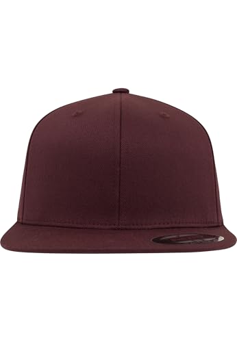 Flexfit Flat Visor Kappen, Maroon, S/M