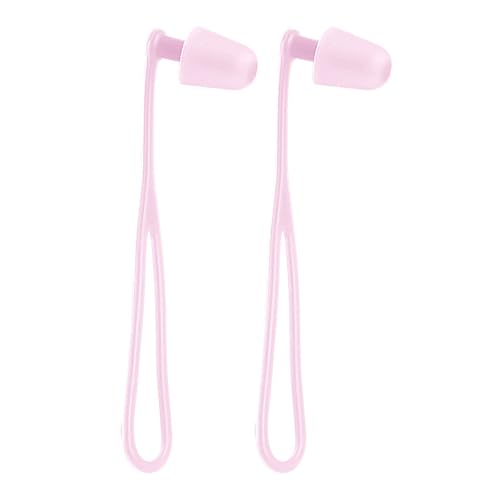 Uqezagpa Tapones para los oídos de natación con cordón, reutilizables, resistentes al agua, de silicona, para adultos, ducha, baño, buceo, esnórquel, tapones para los oídos